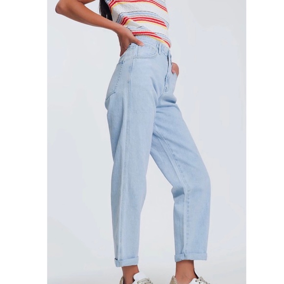 Not Your Mom Jean High Waisted Straight Leg - Picture 3 of 5